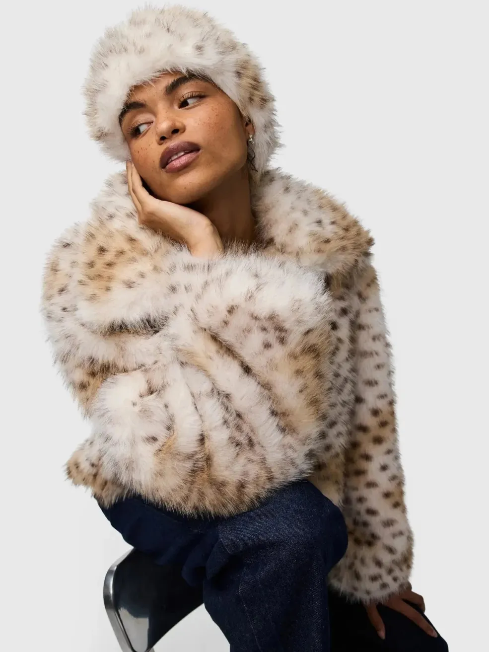 Pieces Pcplush Short Fluffy Jacket< Overtøj & Jakker