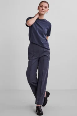 Pieces Pcria Ss Fold Up Solid Tee< T-Shirts & Toppe