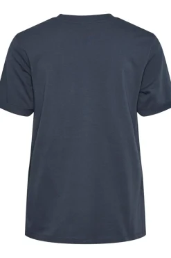 Pieces Pcria Ss Fold Up Solid Tee< T-Shirts & Toppe