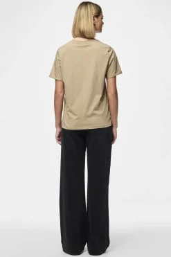 Pieces Pcria Ss Fold Up Solid Tee< T-Shirts & Toppe