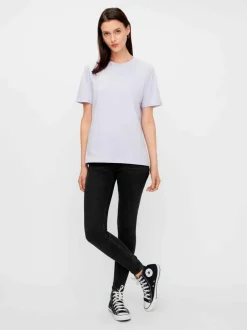 Pieces PcRia SS Fold Up Tee< T-Shirts & Toppe