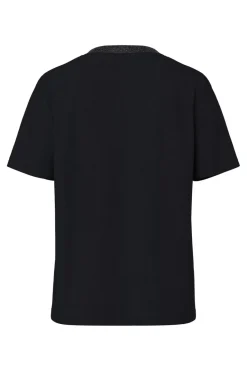 Pcria Ss Lurex Neck Tee*Pieces Sale