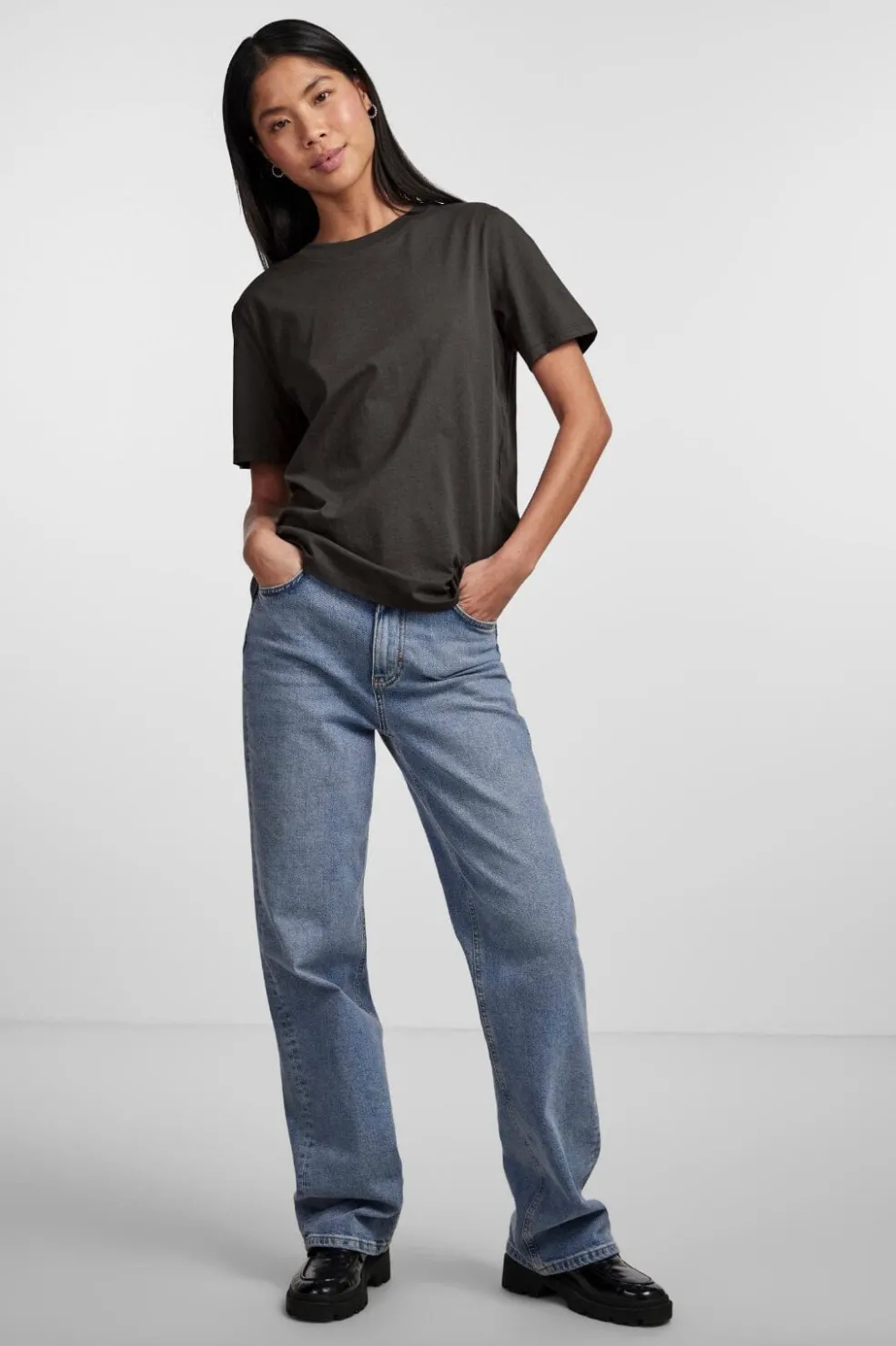 Pieces Pcria Ss Solid Tee< T-Shirts & Toppe