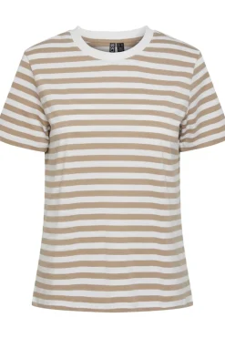 Pieces Pcria Ss Tee Stripes< T-Shirts & Toppe