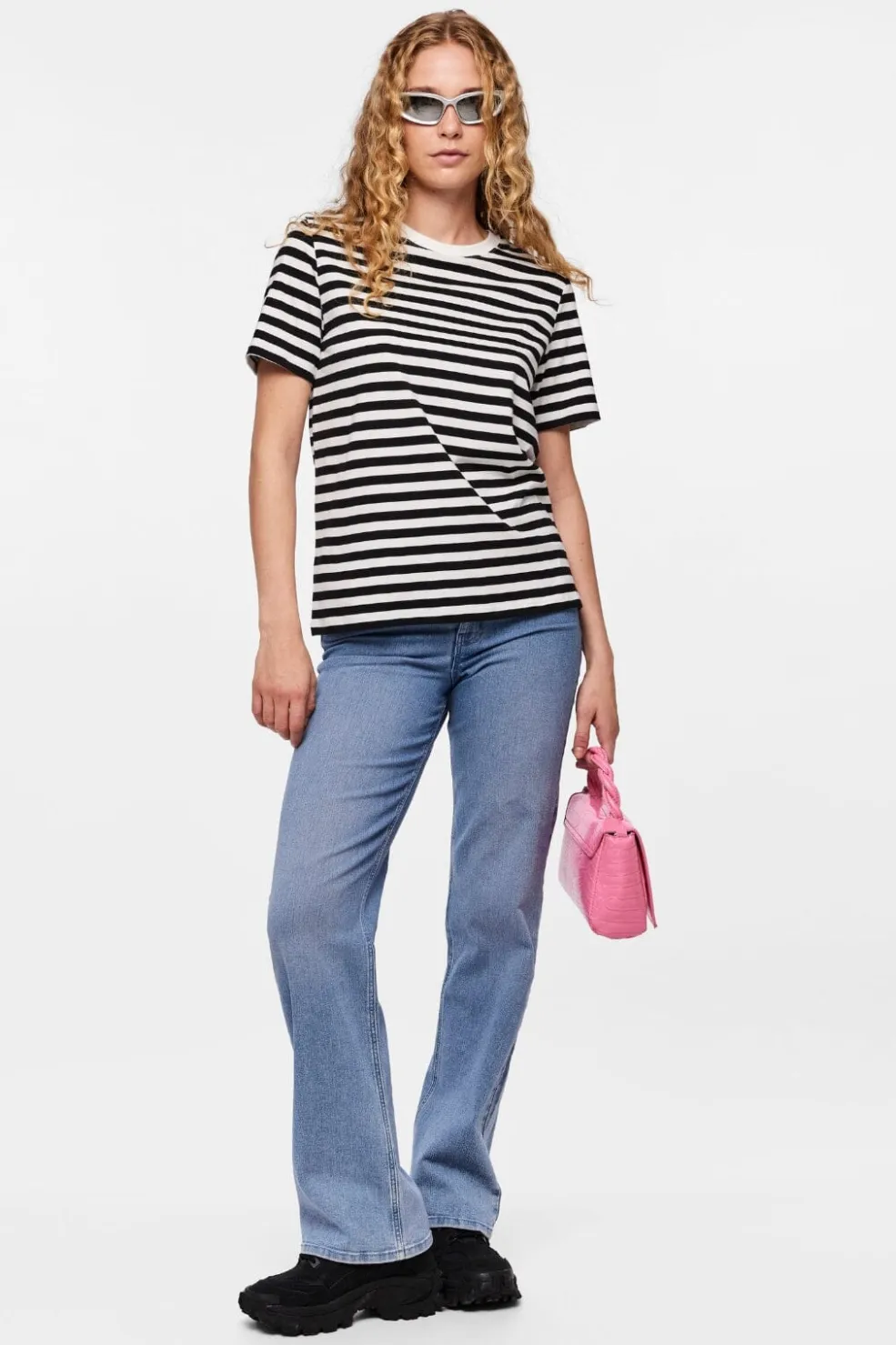 Pcria Ss Tee Stripes*Pieces Best