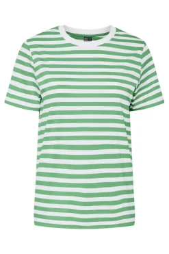 Pieces Pcria Ss Tee Stripes< T-Shirts & Toppe