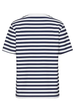 Pieces Pcria Ss Tee Stripes< T-Shirts & Toppe