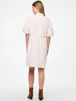 Pcsalume Ss A-Shape Denim Dress*Pieces