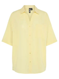Pieces Pcsatinka 2/4 Shirt< Bluser & Skjorter|Ammevenligt Tøj
