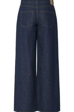 Pieces Pcselma Lw Wide Jeans Rinse< Bukser, Jeans & Leggings