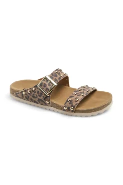 Pieces Pcseluna Suede Fotbed Sandal< Sandaler