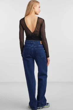 Pieces Pcsicca Ls Bodystocking< Bluser & Skjorter|Nattøj & Lingeri