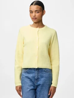 Pieces Pcsilly Ls O-Neck Knit Cardigan< Cardigans|Ammevenligt Tøj