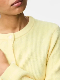 Pieces Pcsilly Ls O-Neck Knit Cardigan< Cardigans|Ammevenligt Tøj