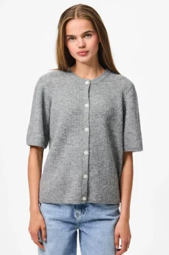 Pcsilly Ss O-Neck Knit Cardigan*Pieces Outlet