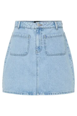 Pcsky Mini Denim Skirt*Pieces Clearance