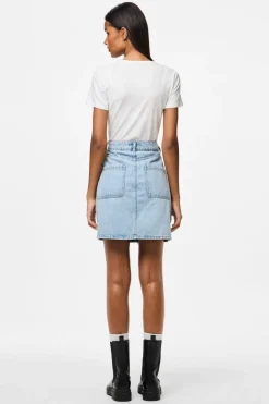 Pcsky Mini Denim Skirt*Pieces Clearance