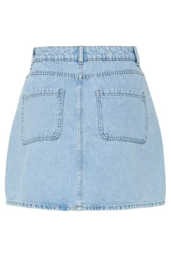 Pcsky Mini Denim Skirt*Pieces Clearance