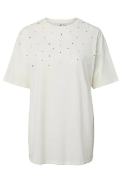 Pcskylar Ss Detail Tee Fsy Pp*Pieces