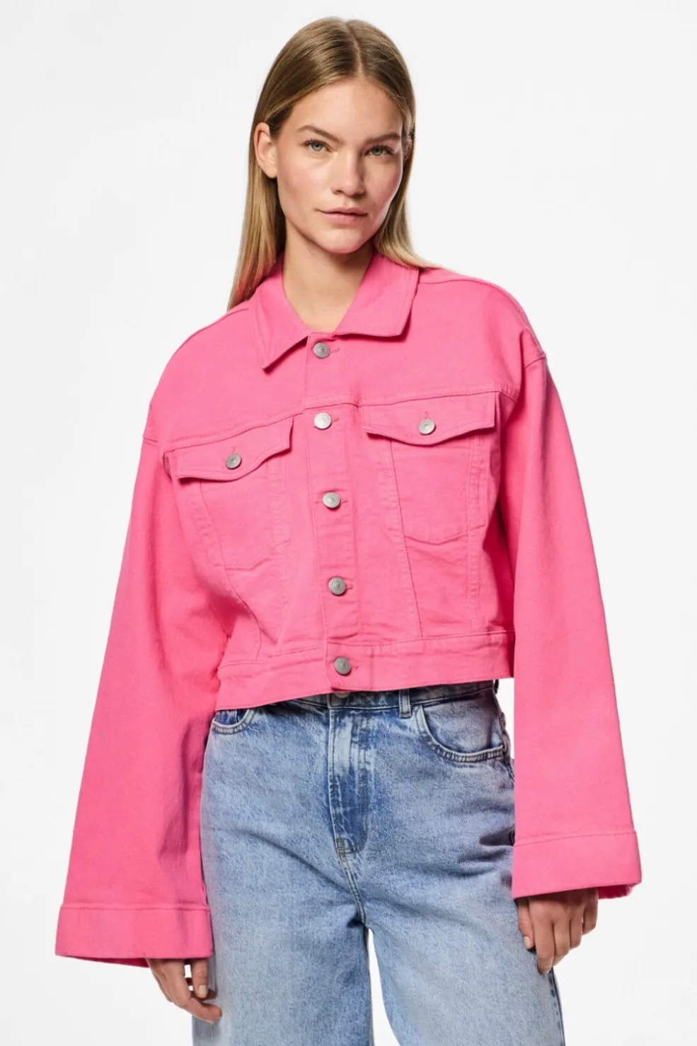 Pieces Pcsvala Denim Jacket< Overtøj & Jakker