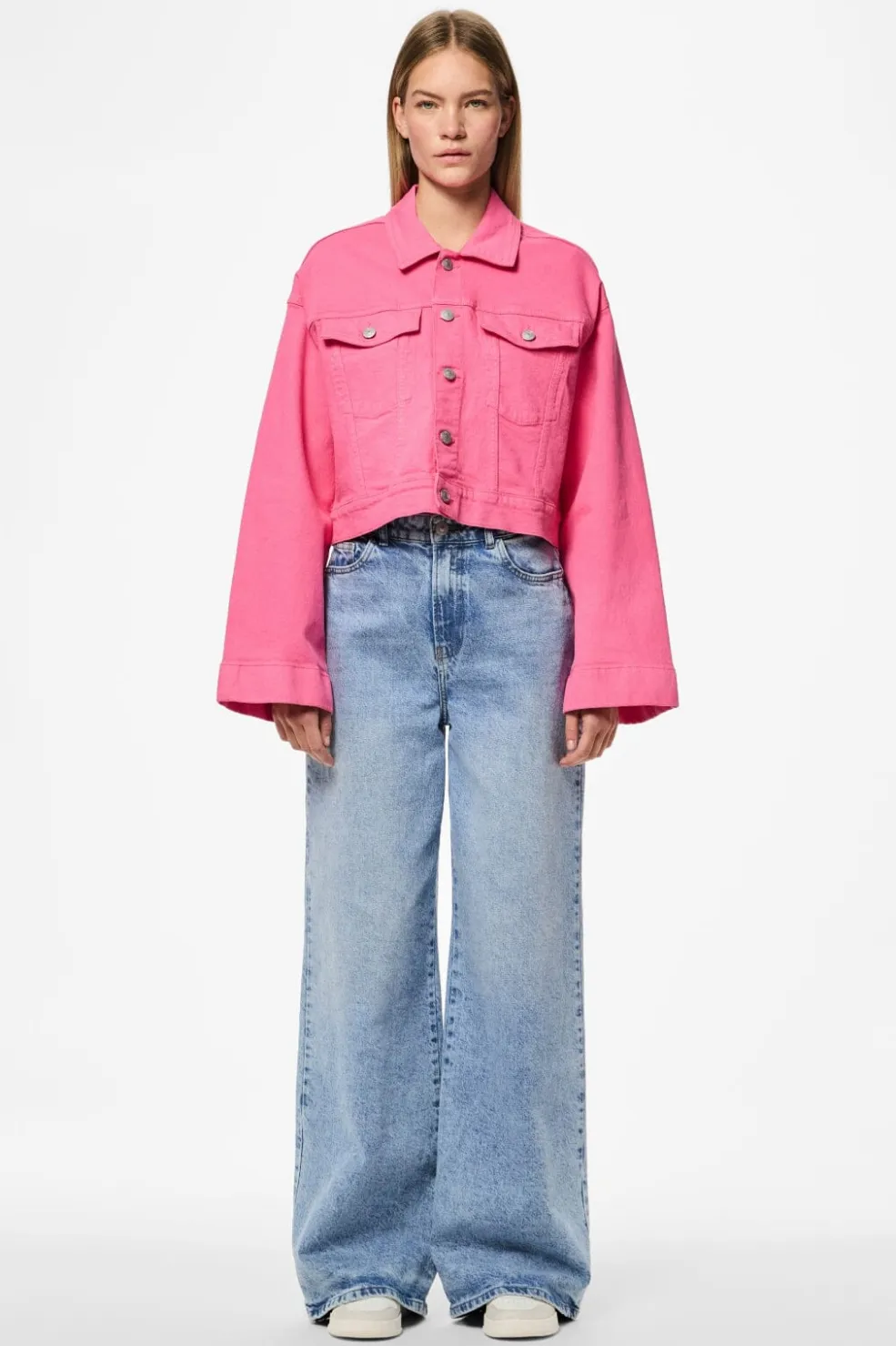 Pieces Pcsvala Denim Jacket< Overtøj & Jakker