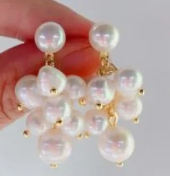 Pearl Drops Earring*Mellow Moon Clearance