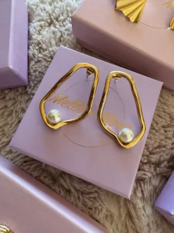 Pearl Earring E0991678*Mellow Moon Online