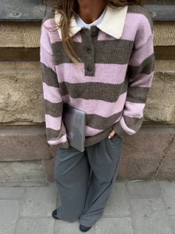 Pelhammd Stripe Polo 58613*Modström Clearance