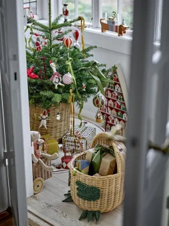 Peo Ornament, Rød, Uld 82061883*Bloomingville Outlet