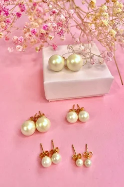 Mellow Moon Perle Øreringe< Øreringe