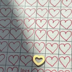 Petit Open Love Heart Earring Goldenen*Stine A Sale