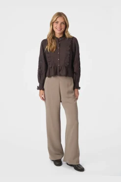 Neo Noir Petrine Embroidery Blouse 161136< Bluser & Skjorter|Ammevenligt Tøj