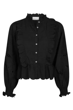 Neo Noir Petrine Embroidery Blouse 161136< Bluser & Skjorter|Ammevenligt Tøj