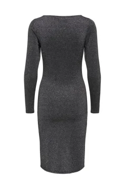Only Pgjosie L/S Glitter Dress< Kjoler
