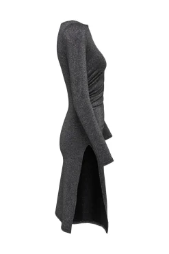 Only Pgjosie L/S Glitter Dress< Kjoler