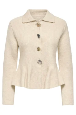 Only Pgrachel L/S Peplum Cardigan Knt< Cardigans|Ammevenligt Tøj