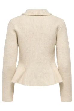 Only Pgrachel L/S Peplum Cardigan Knt< Cardigans|Ammevenligt Tøj