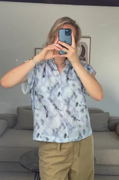 Modström Phillismd Print Top 58585< T-Shirts & Toppe|Ammevenligt Tøj