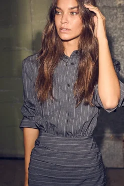 Haute L'Amitié Pin Set Shirt Dress HL10374< Kjoler|Ammevenligt Tøj