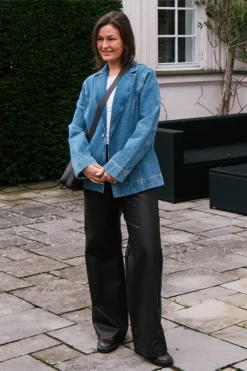 Neo Noir Pinur Faux Leather Pants 164609< Bukser, Jeans & Leggings