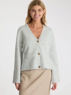 Neo Noir Pixie Knit Cardigan< Cardigans|Ammevenligt Tøj