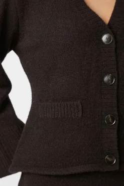 Neo Noir Pixie Knit Cardigan 163069< Cardigans|Ammevenligt Tøj