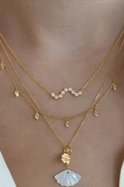 Plain Pendant Chain Short Goldenen*Stine A Discount