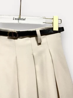 Pleated Trapeze Skirt*A-bee New