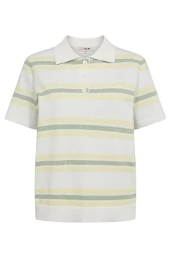Polo Stripe Knit Blouse AV5060*A-View Discount