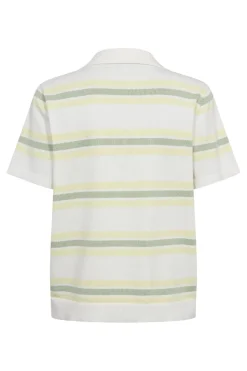 Polo Stripe Knit Blouse AV5060*A-View Discount