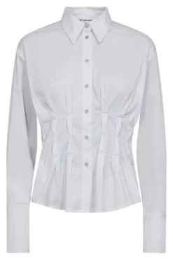 Co´Couture Poppycc Pleat Waist Shirt 35174< Bluser & Skjorter