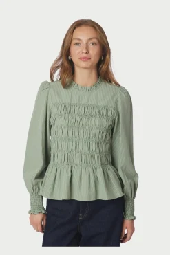 Possa Stripe Blouse 167260*Neo Noir Online