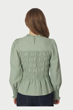 Possa Stripe Blouse 167260*Neo Noir Online