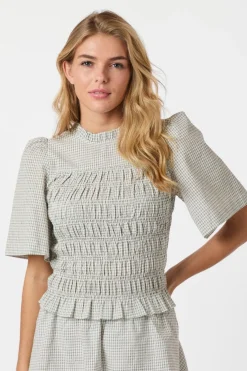 Possini Small Check Blouse 165420*Neo Noir Online